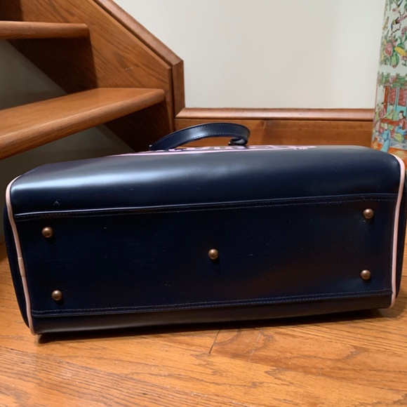 Von Dutch Bowling Bag - Vintage - Blue & Pink NWOT - Picture 4 of 10